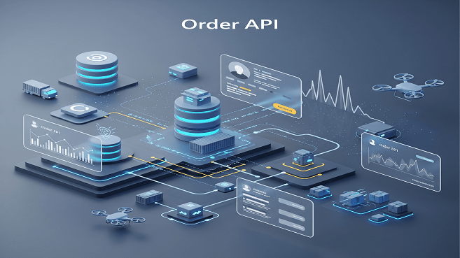Order API offering real-time tracking integrated with inventory and shipping.