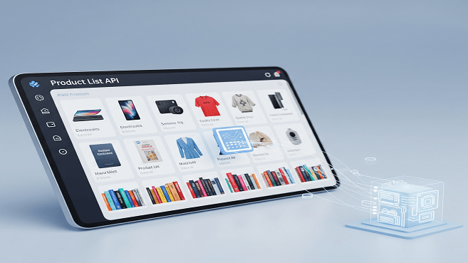 Product List API providing fast access to an extensive product catalog and detailed data presentation.