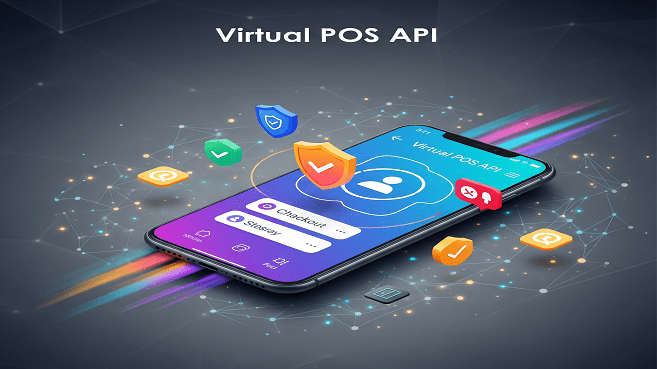 Virtual POS API showing easy integration with e-commerce platforms.