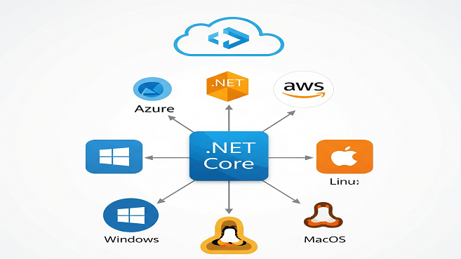 .NET Core web development boosting developer productivity and ensuring easy scalability.